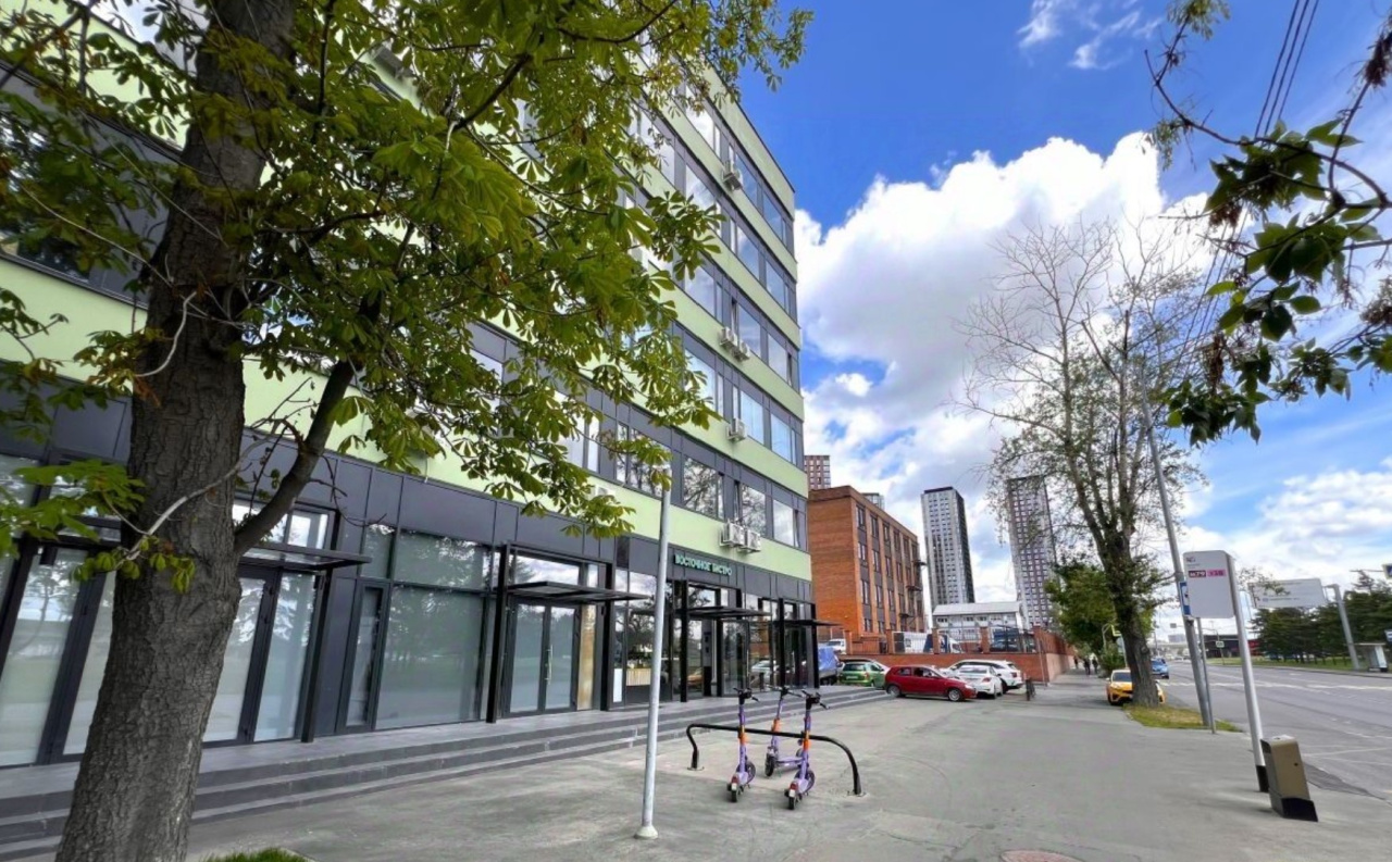 фасад дома, здание по адресу г Москва, ул 2-я Машиностроения, д 27 стр 6 